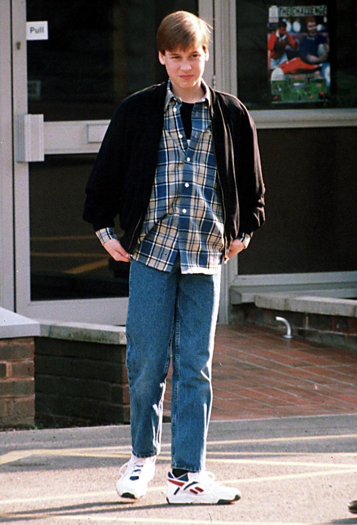 Prince William as a young boy in 1995
