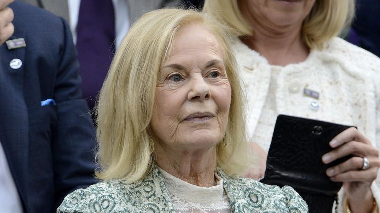 The Duchess of Kent at the Wimbledon tennis Championships in 2012. File pic: PA