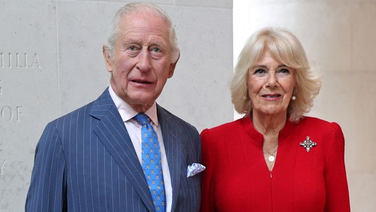 The King and Queen were due to attend the funeral together. Pic: PA
