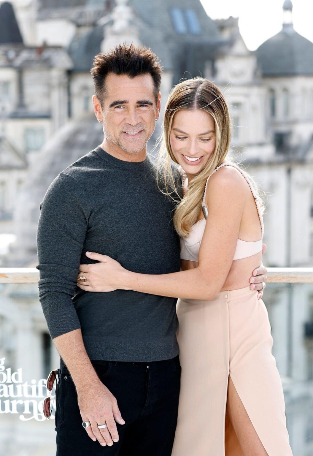 Margot Robbie and Colin Farrell at ‘A BIG BOLD BEAUTIFUL JOURNEY’ photocall in London