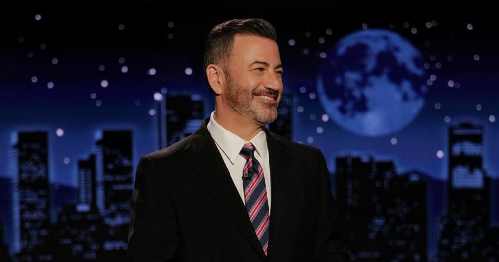 Jimmy Kimmel returns with emotional monologue defending free speech