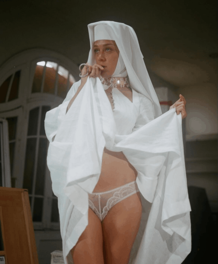 Chloë Sevigny as a nun in Chanel Couture