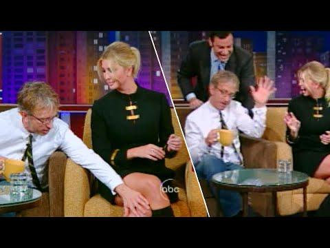 Jimmy Kimmel prevents Ivanka Trump from being groped by Andy Dick on his show (2007)
