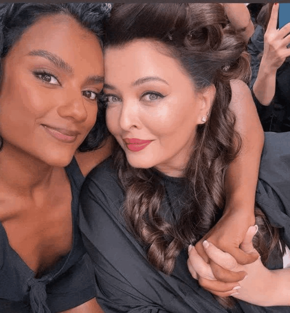 Simon Ashley with Aishwarya Rai At Loreal Paris Event