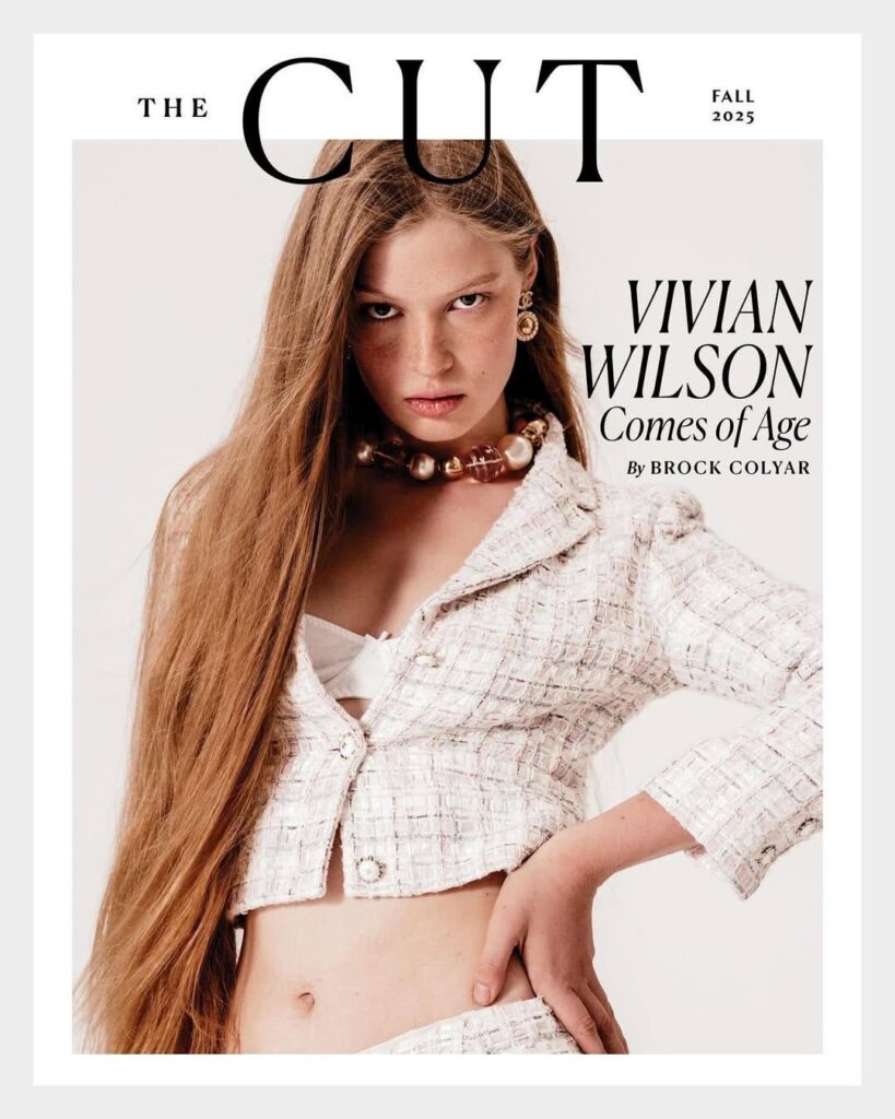 Vivian Wilson covers the Fall 2025 Fashion Issue for The Cut. Photographed by Cruz Valdez & styled by Jessica Willis.