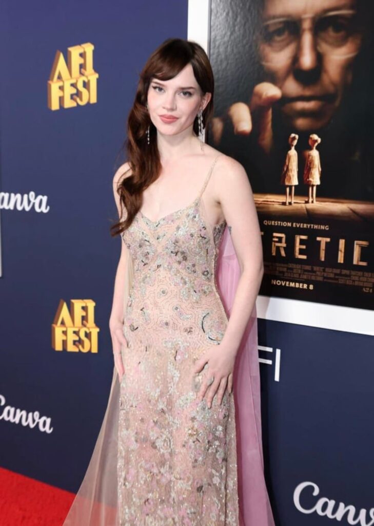 Sophie Thatcher at the Heretic premier - October 2024