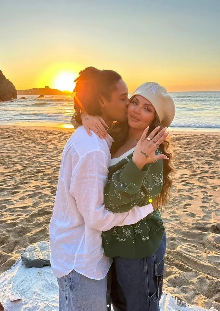 <p><strong>Jesy Nelson and Zion Foster</strong></p>