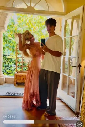 Britney Spears/Instagram Britney Spears and son Jayden in June