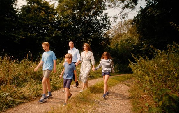 Kate with her children