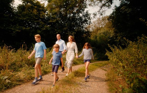 Kate with her children 