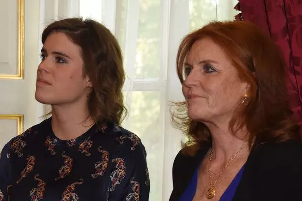 Princess Eugenie pictured with her mum Sarah Ferguson