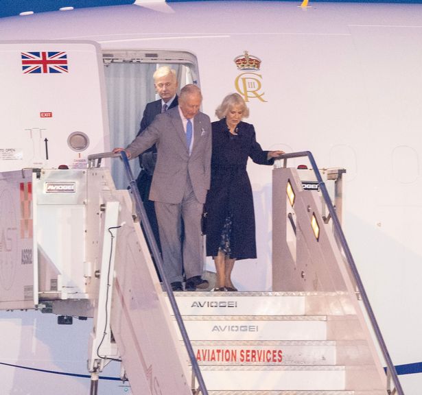 The King and Queen arrived in Rome tonight