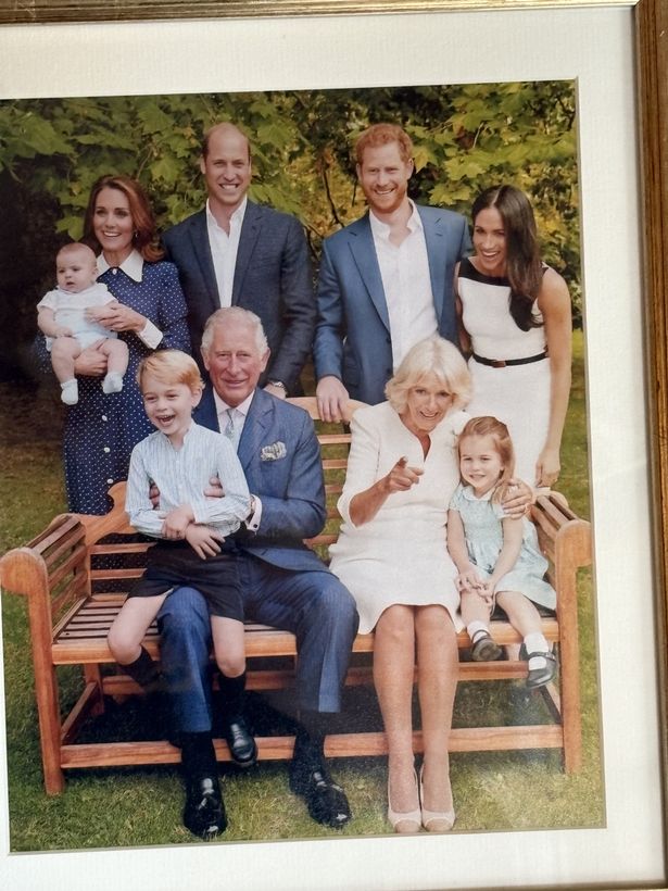 Pictures of the Sussexes are dotted around Hillsborough Castle
