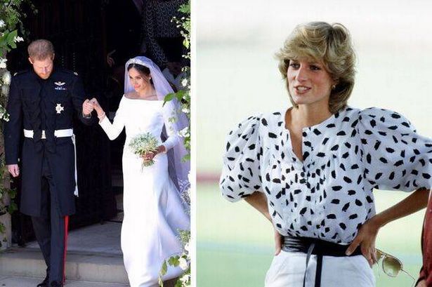 Meghan Markle, Prince Harry and Princess Diana