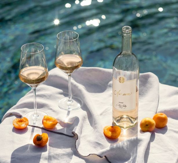 Meghan's previous rose wine