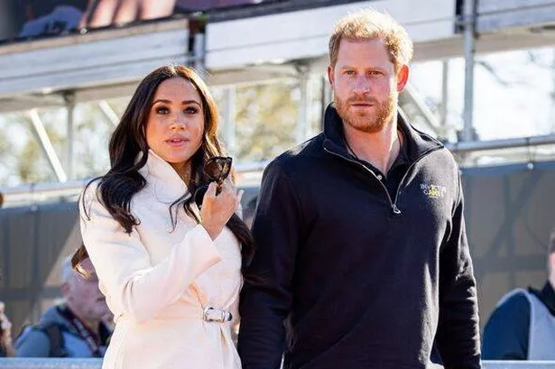 Meghan and Harry previously pictured in Europe