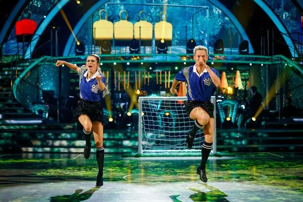 Carney topped the Strictly leaderboard in the first show