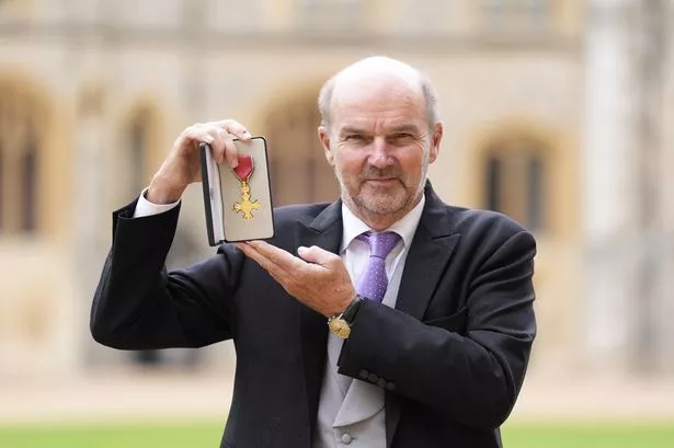 Television producer and executive Stephen Lambert, after he was made an OBE at an investiture ceremony at Windsor Castle