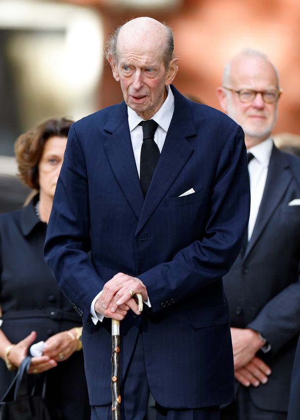 LONDON, UNITED KINGDOM - SEPTEMBER 15: (EMBARGOED FOR PUBLICATION IN UK NEWSPAPERS UNTIL 24 HOURS AFTER CREATE DATE AND TIME) Prince Edward, Duke of Kent attends a Vigil for the Deceased with Rite of Reception and Vespers for the Dead for Katharine, Duchess of Kent ahead of her funeral tomorrow at Westminster Cathedral on September 15, 2025 in London, England. Katharine, Duchess of Kent was married Prince Edward, Duke of Kent, the first cousin of Queen Elizabeth II. She died on September 4 at the age of 92 at Kensington Palace surrounded by her family. Having converted to Catholicism in 1994, her funeral will take place at Westminster Cathedral and will be the first Catholic funeral to be held for a member of the royal family in modern British history. (Photo by Max Mumby/Indigo/Getty Images)