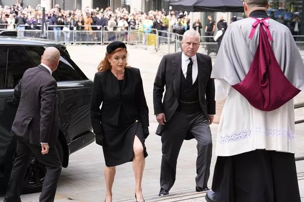 The former Duke of York and his ex-wife Sarah Ferguson together in September
