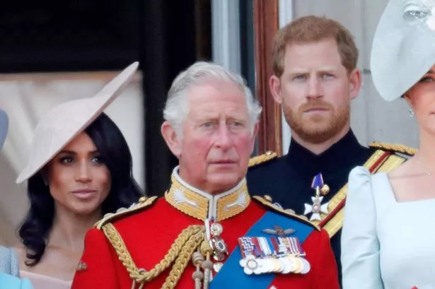 Meghan, Duchess of Sussex, Prince Charles, Prince of Wales and Prince Harry, Duke of Sussex