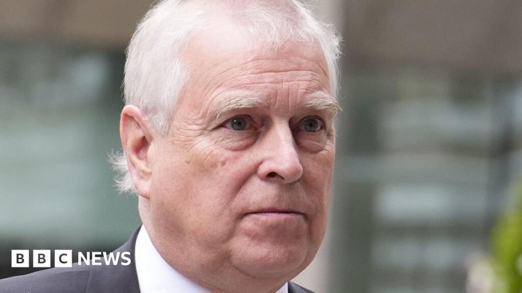 After all those scandals, why did Prince Andrew quit his titles now? Prince Andrew arriving at Westminster Cathedral for the funeral of the Duchess of Kent