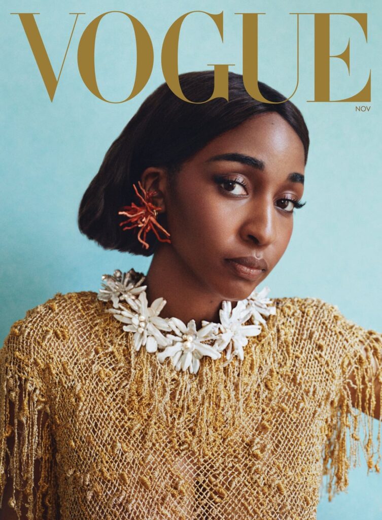 Ayo Edebiri is the 2nd cover star for Vogue’s November 2025 Issue. Photographed by Tyler Mitchell & styled by Alex Harrington.