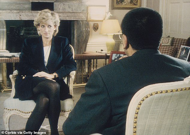 Martin Bashir interviews Princess Diana in Kensington Palace for BBC Panorama in 1995