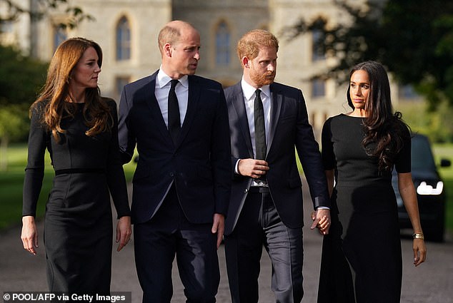 Kate's 'physical detachment' style is not to be understated given that, as royal biographer Omid Scobie reveals in his book 'Endgame', the walkabout was also preceded by an eerily silent 150-second car journey which Mr Scobie says 'must have taken an eternity'