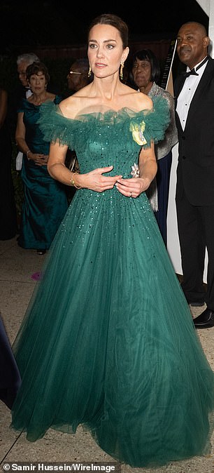 Princess Kate at a Reception in Kingston, Jamaica, 2022