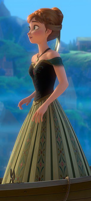 Princess Anna from the hit film Frozen, 2013