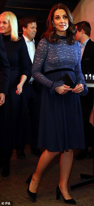 A pregnant Kate in Norway, 2018