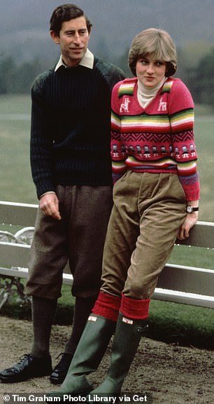 The late Lady Diana Spencer, Balmoral, 1981
