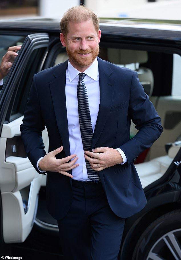 Prince Harry attends the WellChild Awards 2025 at the Royal Lancaster Hotel on September 8, 2025