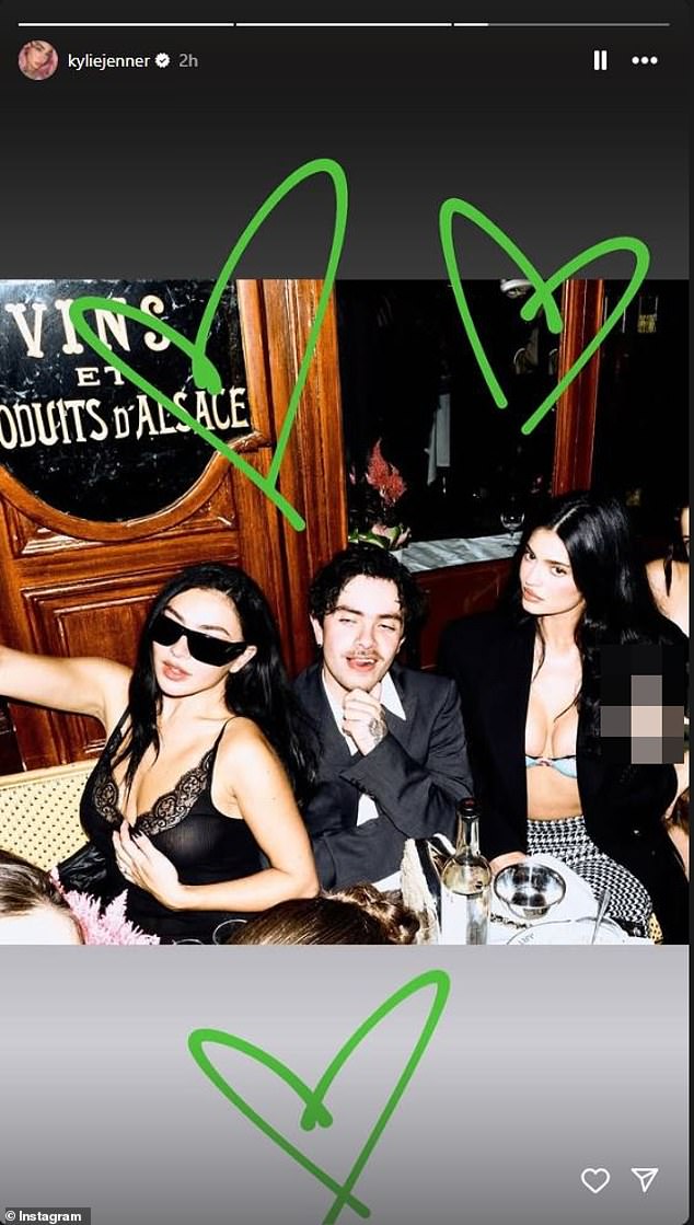 Jenner is joining forces with Charli's new film venture and posted this photo in celebration of the project