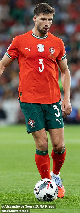 Manchester City’s Ruben Dias doesn’t eat any sugar