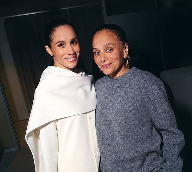 The Duchess met with chief editor of Harper's Bazaar, Samira Nasr, in Paris this month