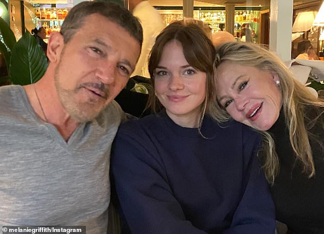 Her mother Melanie also jumped to the comment section to gush, 'I love you both sooooo much!! Congratulations again!!! ♥️♥️♥️♥️'