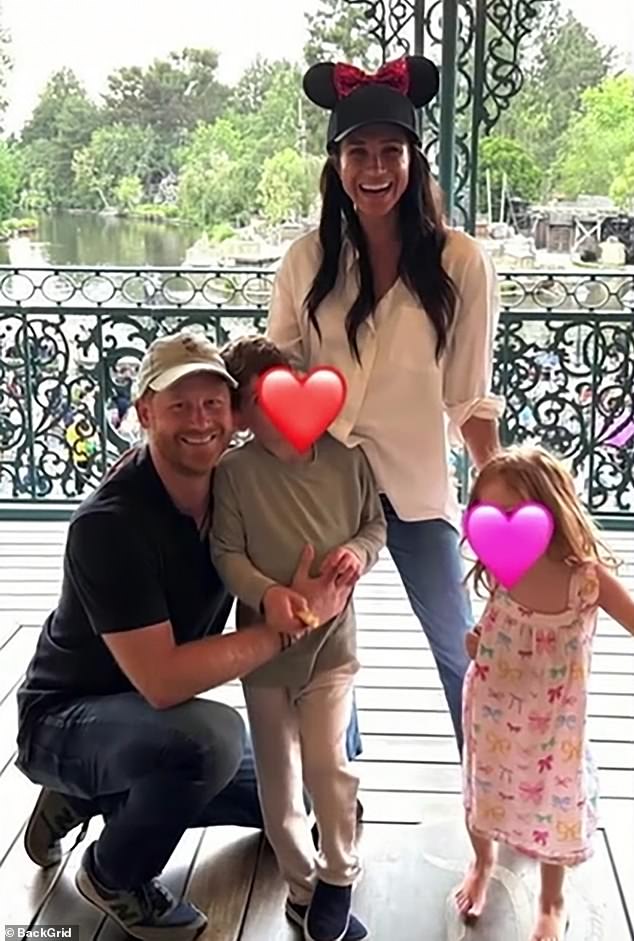 In March, Meghan reiterated that Sussex is a shared name for her family, not just a royal title, in an interview with People. The Sussexes are pictured at Disneyland in September 2025
