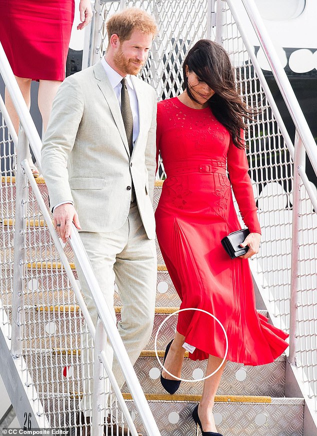 Meghan Markle's fashion faux pas that shocked onlookers during her first overseas tour just months after marrying Prince Harry