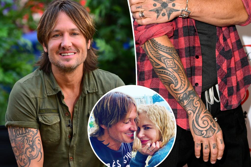 See Keith Urban’s 4 tattoos dedicated to Nicole Kidman See Keith Urban's 4 tattoos dedicated to Nicole Kidman