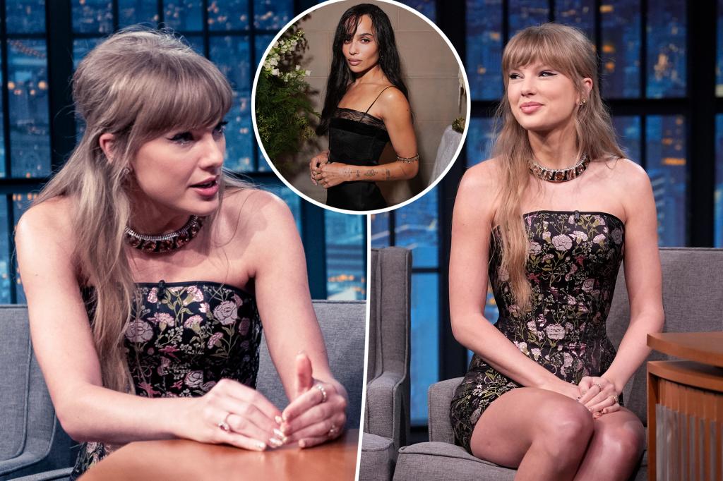 Taylor Swift recalls how Zoë Kravitz 'destroyed' part of singer's Beverly Hills mansion to save pet Burmese python