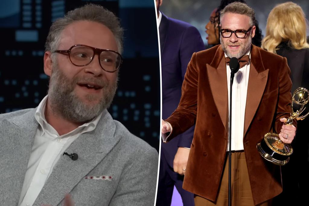 Here's why Seth Rogen is afraid he's 'blacklisted' from presenting at the Emmys again
