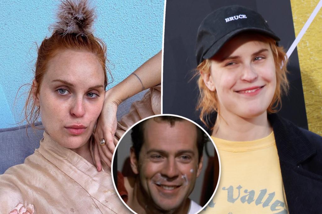 Tallulah Willis claps back at bullies and celebrates chin from dad Bruce Willis Tallulah Willis claps back at bullies and celebrates chin from dad Bruce Willis