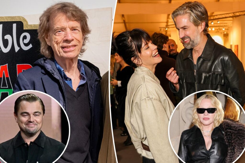 Mick Jagger, Madonna, Leo DiCaprio at Frieze London Mick Jagger, Madonna, Leo DiCaprio at Frieze London