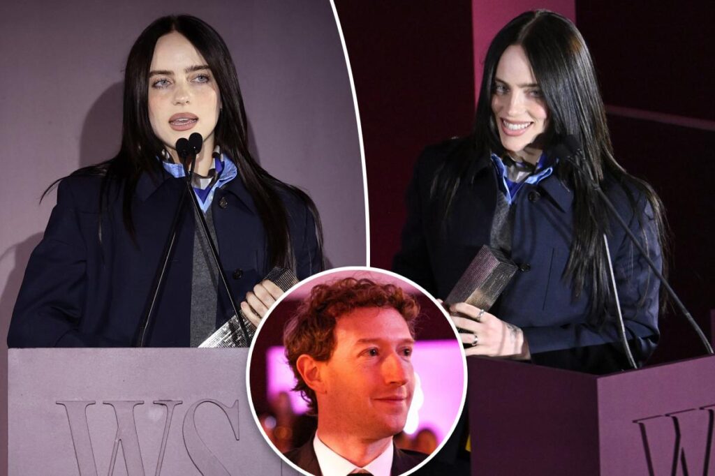 Mark Zuckerberg's painful reaction revealed after Billie Eilish slams billionaires at star-studded event