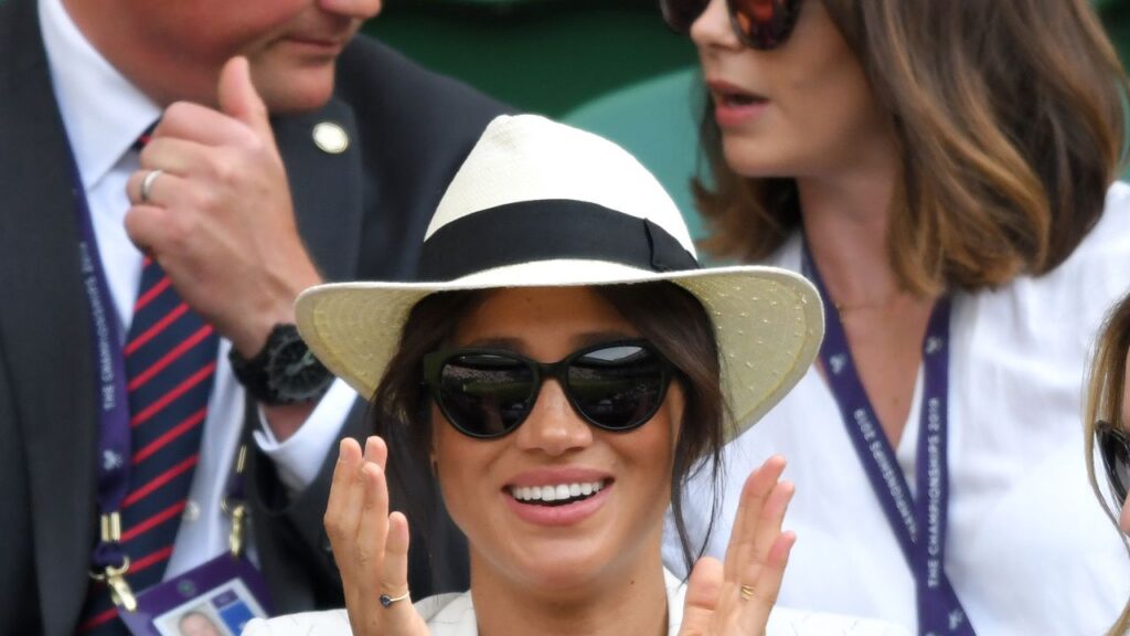 Decoding Meghan Markle's customised wardrobe: why the Duchess of Sussex can't resist a royal monogram – as she debuts a new personalised bag in Washington D.C.