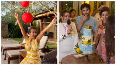 'My heart is full': Malaika Arora gives fans a sneak peek into her 50th birthday celebration in Goa with son Arhaan and friends