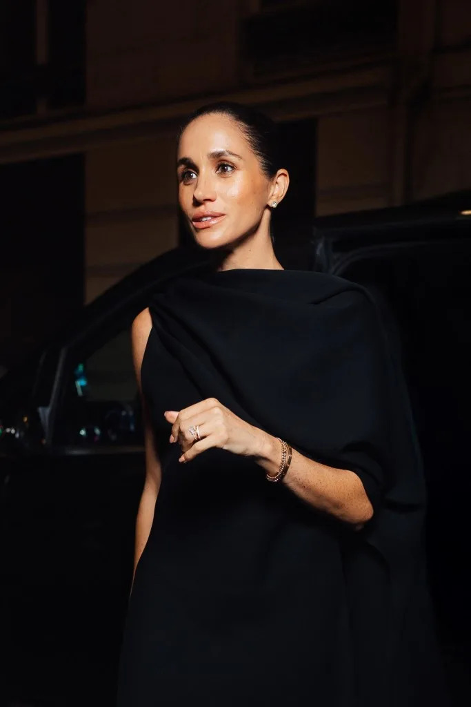 Meghan Markle arrives at a restaurant in Paris on Oct. 4. Best Image / BACKGRID