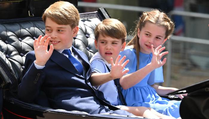 Prince George, Louis, Princess Charlotte under parental guidance